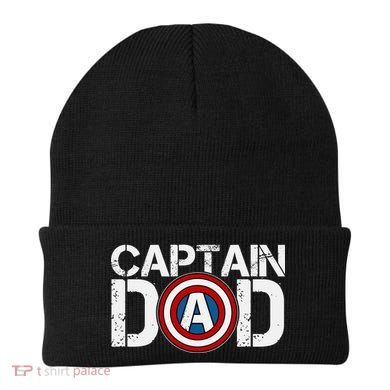 Captain Dad Super Hero Father's Day Beanie