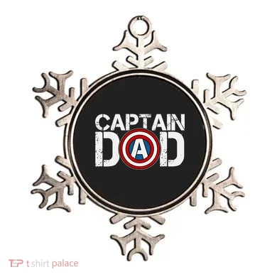 Captain Dad Super Hero Father's Day Ornament