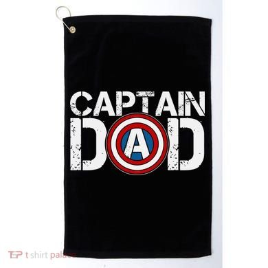 Captain Dad Super Hero Father's Day Golf Towel