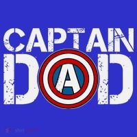 Captain Dad Super Hero Father's Day Long Sleeve Shirt thumb 2