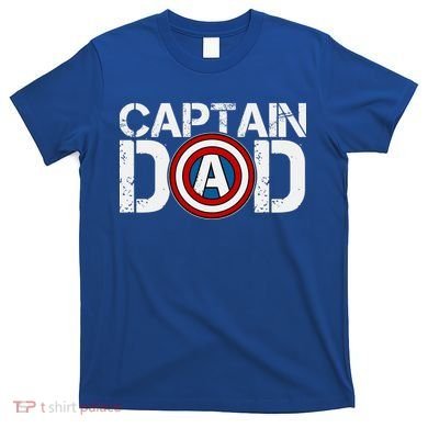 Captain Dad Super Hero Father's Day T-Shirt