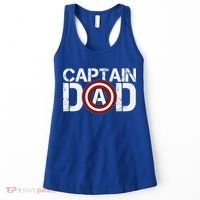 Captain Dad Super Hero Father's Day Women's Tank Top thumb 0