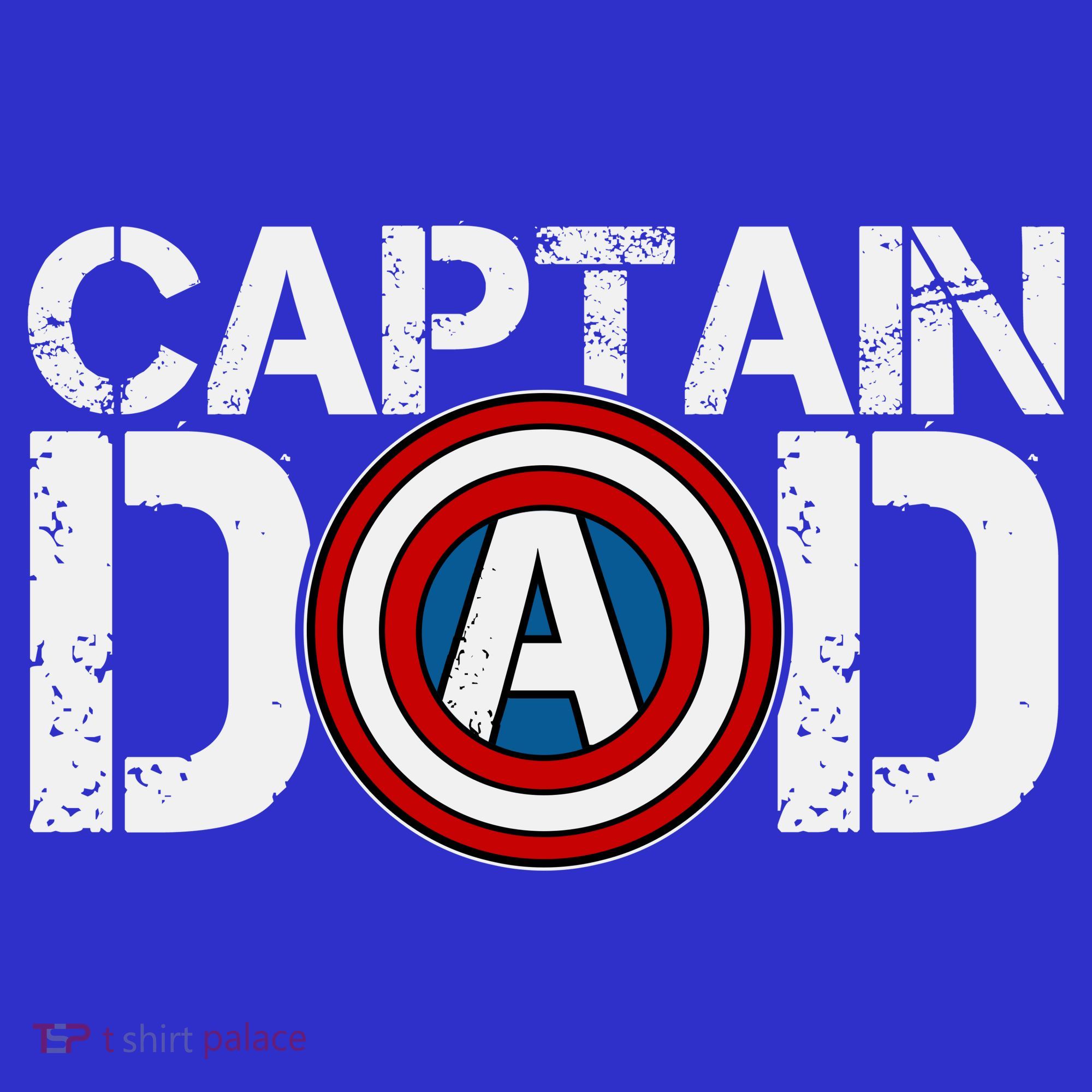 Captain Dad Super Hero Father's Day Tank Top
