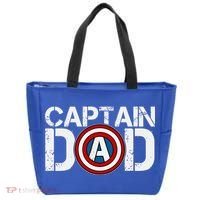 Captain Dad Super Hero Father's Day Tote Bag thumb 0
