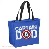 Captain Dad Super Hero Father's Day Tote Bag thumb 2