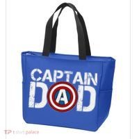 Captain Dad Super Hero Father's Day Tote Bag thumb 3