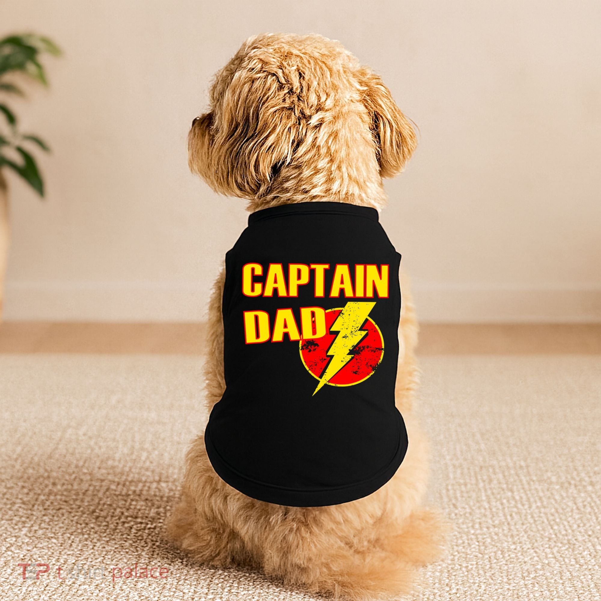 Captain Dad: Superhero Doggie Tank