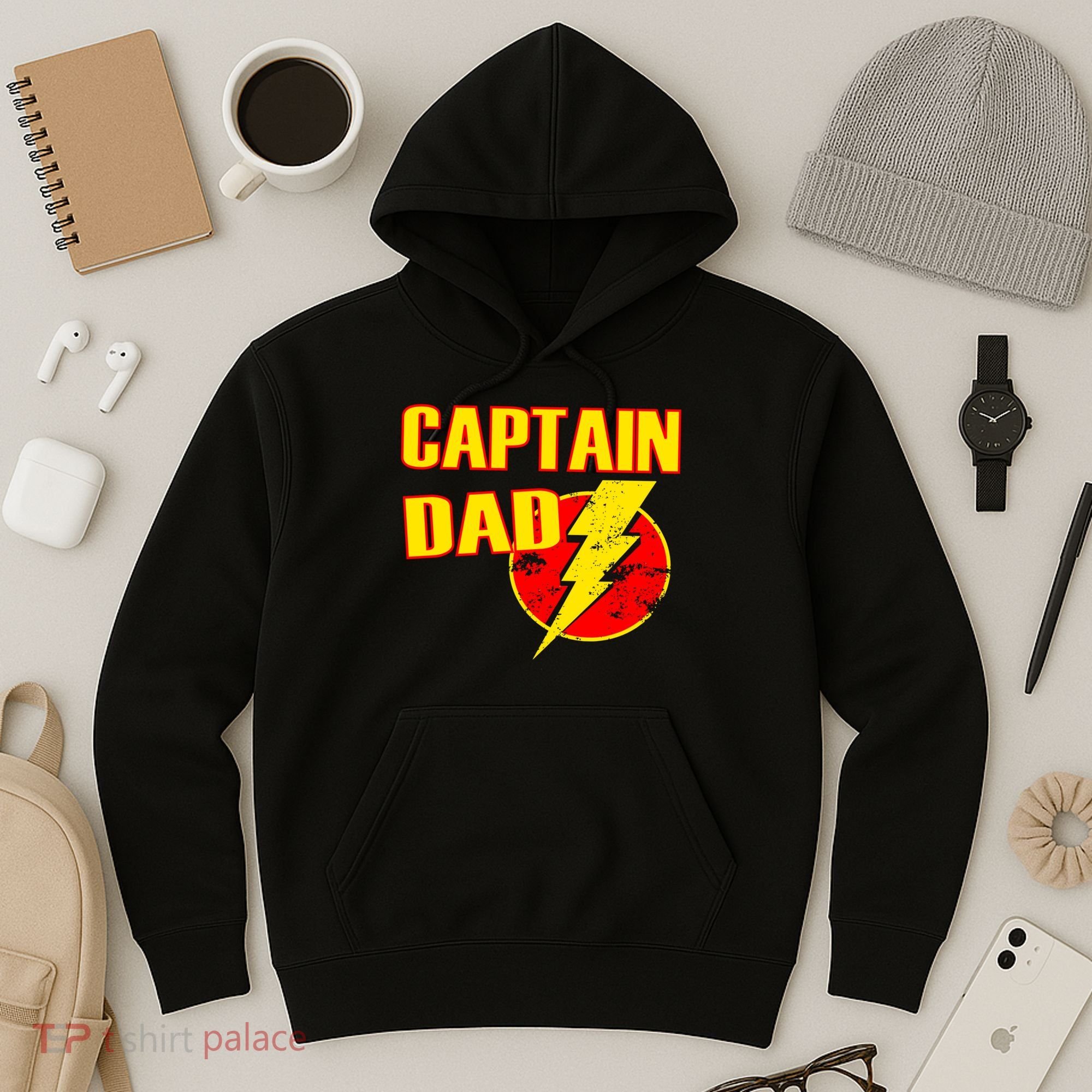 Captain Dad: Superhero Hoodie