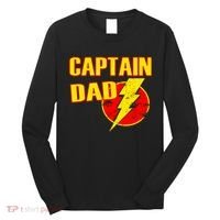 Captain Dad: Superhero Long Sleeve Shirt thumb 0