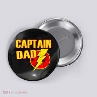 Captain Dad: Superhero Button thumb 0