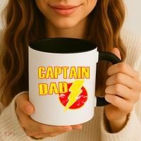 Captain Dad: Superhero Coffee Mug thumb 3