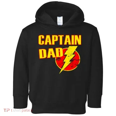 Captain Dad: Superhero Toddler Hoodie