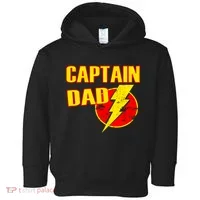 Captain Dad: Superhero Toddler Hoodie thumb 0