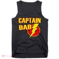 Captain Dad: Superhero Tank Top thumb 0