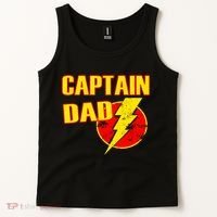 Captain Dad: Superhero Tank Top thumb 2