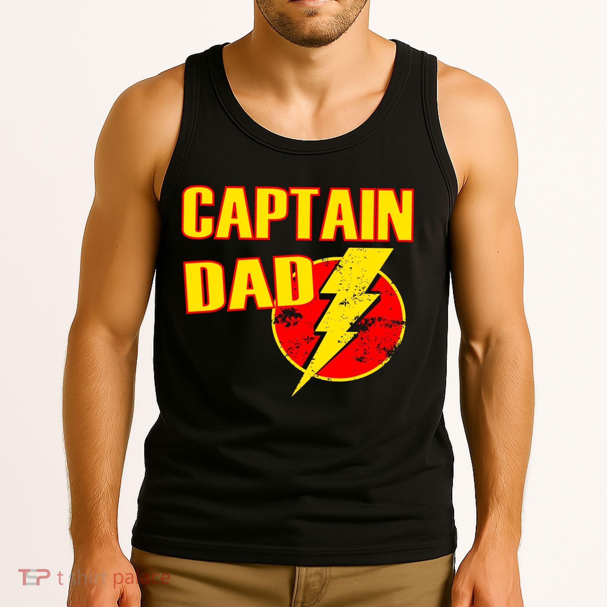 Captain Dad: Superhero Tank Top