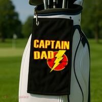 Captain Dad: Superhero Golf Towel thumb 2