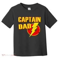 Captain Dad: Superhero Toddler T-Shirt thumb 0