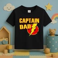 Captain Dad: Superhero Toddler T-Shirt thumb 3