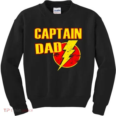 Captain Dad: Superhero Kids Sweatshirt