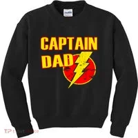 Captain Dad: Superhero Kids Sweatshirt thumb 0