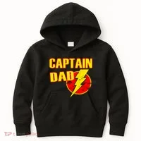Captain Dad: Superhero Kids Hoodie thumb 0