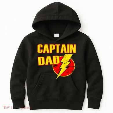 Captain Dad: Superhero Kids Hoodie