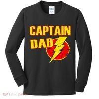 Captain Dad: Superhero Kids Long Sleeve Shirt thumb 0
