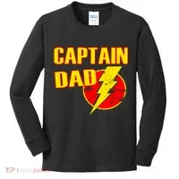 Captain Dad: Superhero Kids Long Sleeve Shirt thumb 0