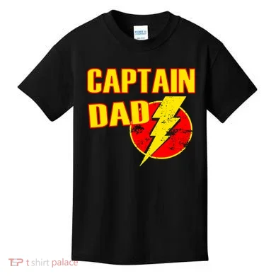 Captain Dad: Superhero Kids T-Shirt