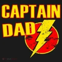 Captain Dad: Superhero Kids T-Shirt thumb 4