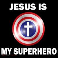 Captain Jesus Is My Superhero Cross Logo Women's Tank Top thumb 5