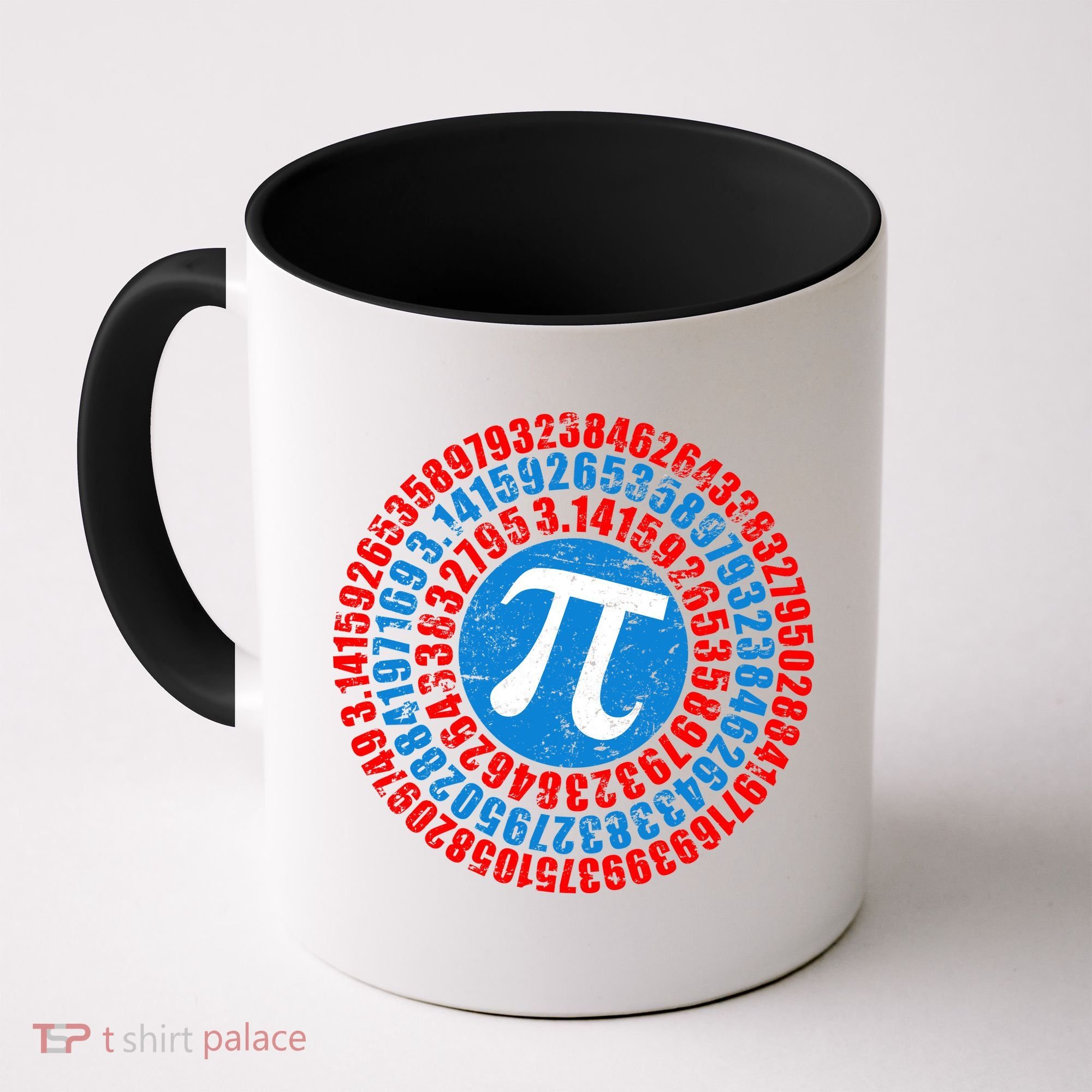 Captain Pi 3.14 Superhero Shield Coffee Mug