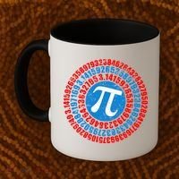 Captain Pi 3.14 Superhero Shield Coffee Mug thumb 2
