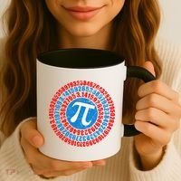 Captain Pi 3.14 Superhero Shield Coffee Mug thumb 3