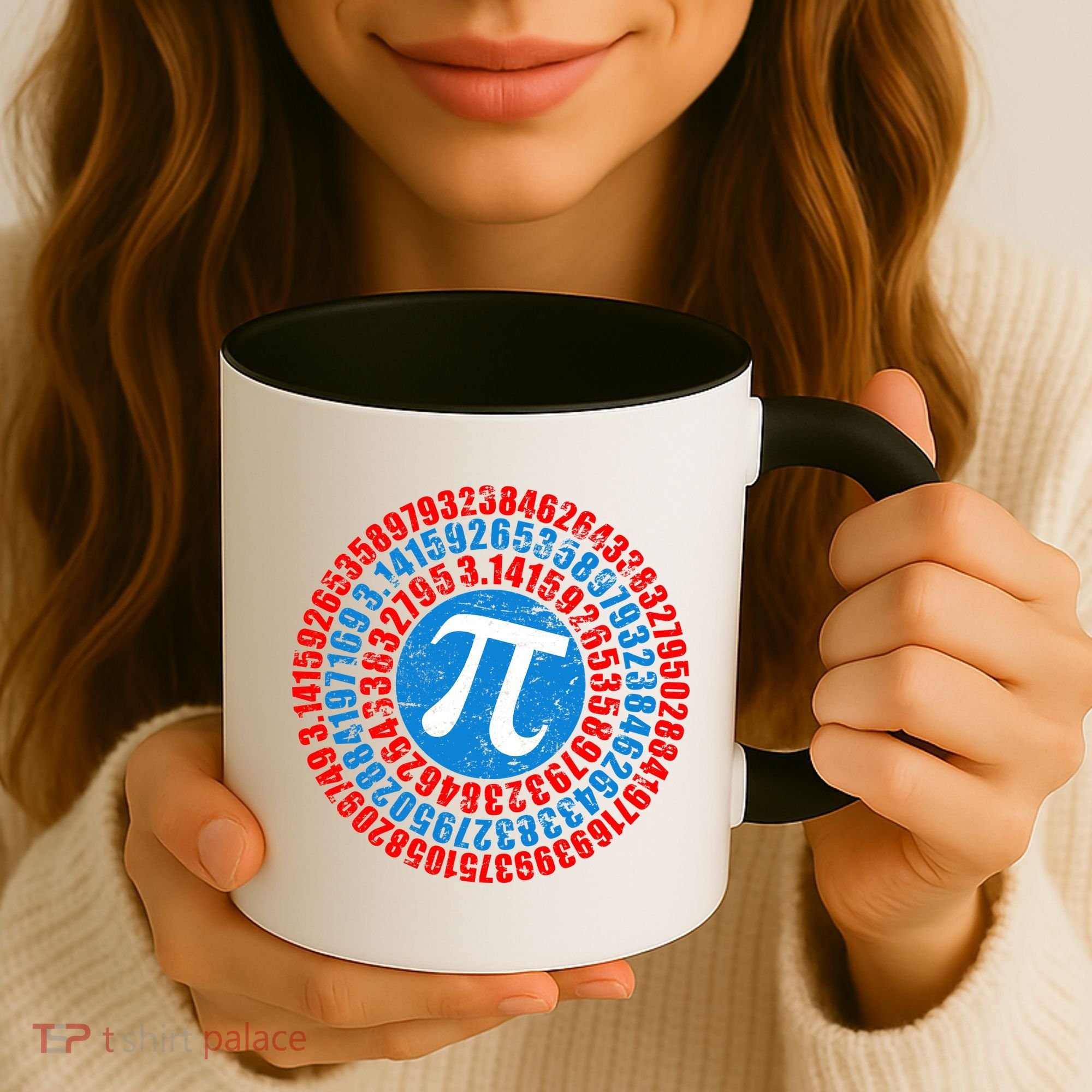 Captain Pi 3.14 Superhero Shield Coffee Mug