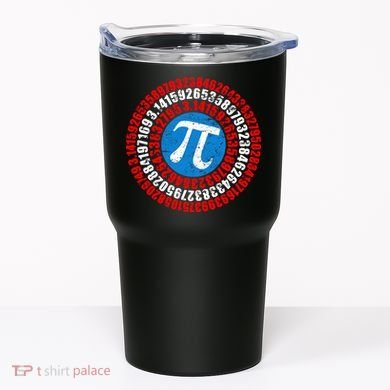 Captain Pi 3.14 Superhero Shield Tumbler