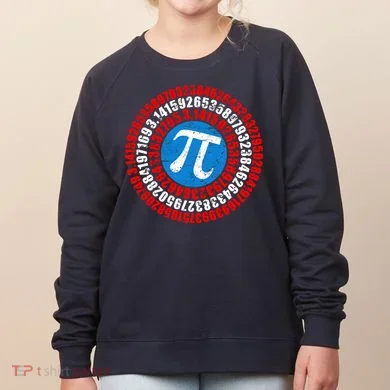 Captain Pi 3.14 Superhero Shield Women's Sweatshirt