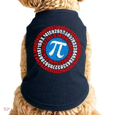 Captain Pi 3.14 Superhero Shield Doggie Tank