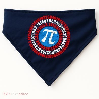 Captain Pi 3.14 Superhero Shield USA-Made Doggie Bandana
