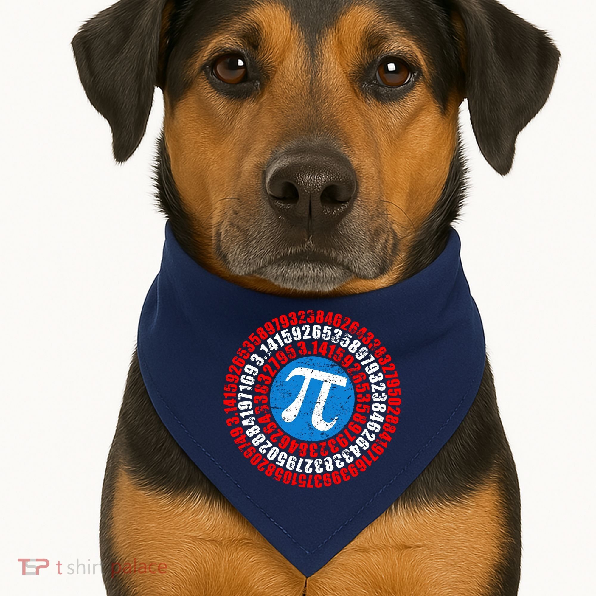 Captain Pi 3.14 Superhero Shield USA-Made Doggie Bandana