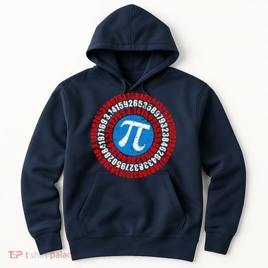 Captain Pi 3.14 Superhero Shield Hoodie