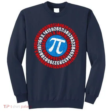 Captain Pi 3.14 Superhero Shield Sweatshirt