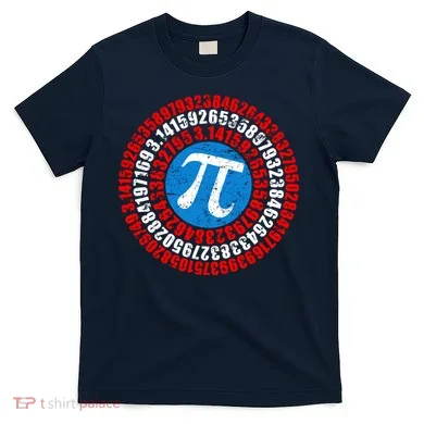 Captain Pi 3.14 Superhero Shield T-Shirt
