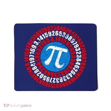 Captain Pi 3.14 Superhero Shield Mousepad