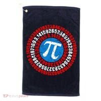 Captain Pi 3.14 Superhero Shield Golf Towel thumb 0