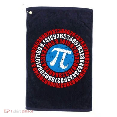 Captain Pi 3.14 Superhero Shield Golf Towel