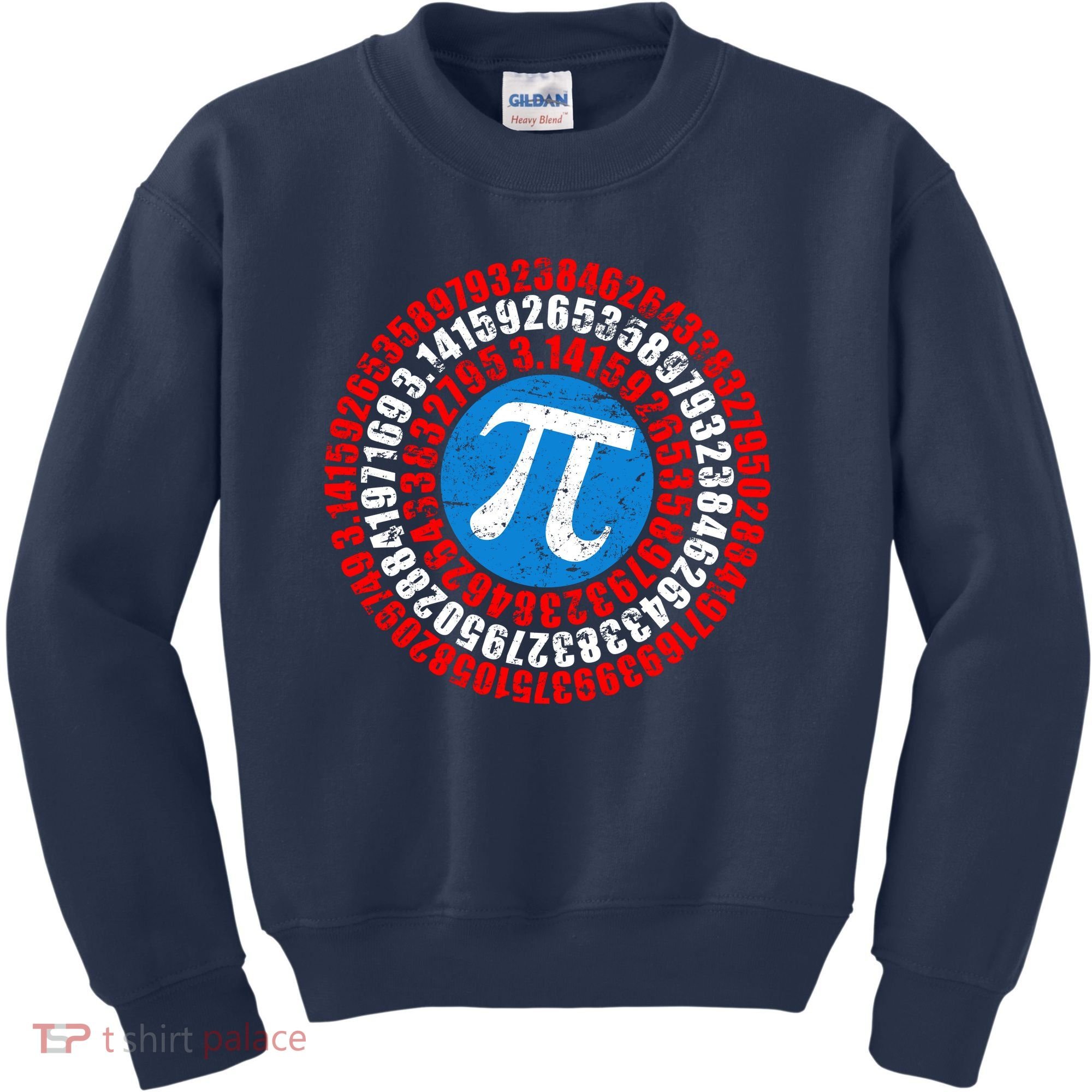 Captain Pi 3.14 Superhero Shield Kids Sweatshirt