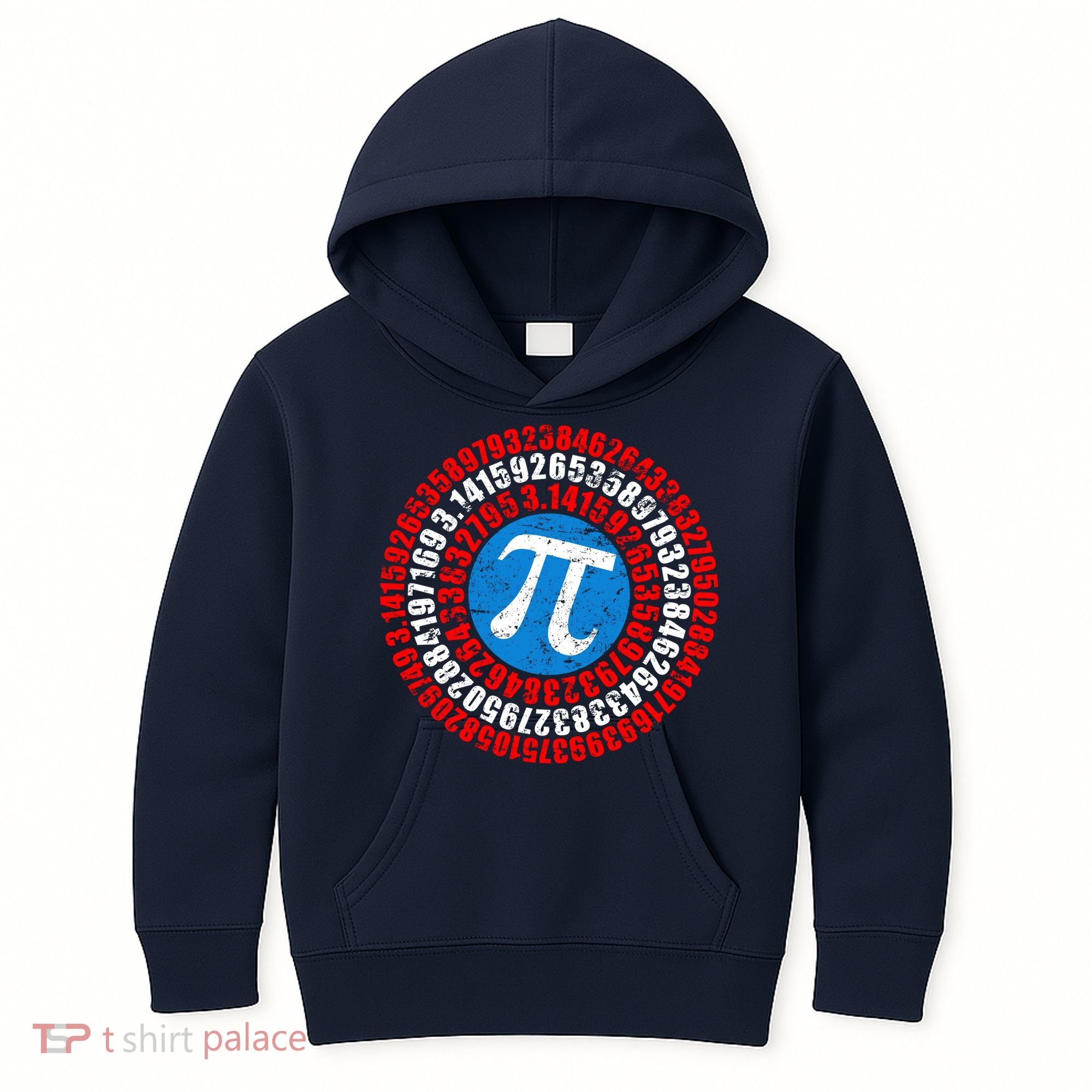 Captain Pi 3.14 Superhero Shield Kids Hoodie