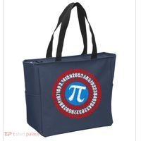 Captain Pi 3.14 Superhero Shield Tote Bag thumb 2